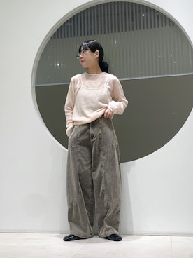 「アイテム（メガネ）」を使った、きっしゃんさん（レディース・151cm）の秋コーディネート