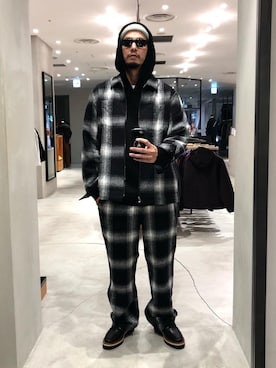 「Saturdays NYC（サタデーズ ニューヨークシティ ）のアイテム（シューズ）」を使った、furuさん（メンズ・181cm）の秋コーディネート