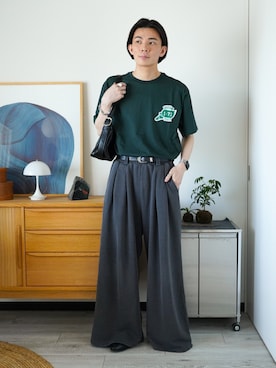 「NIKE（ナイキ）のアイテム（トップス）」を使った、idakaさん（メンズ・172cm）の夏コーディネート
