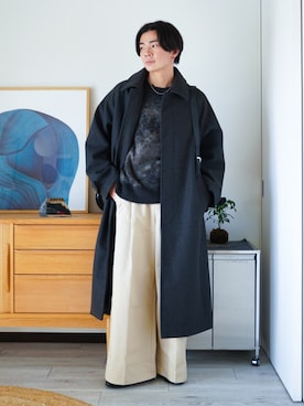 idakaさん（骨格ナチュラル・メンズ・172cm）の冬コーディネート