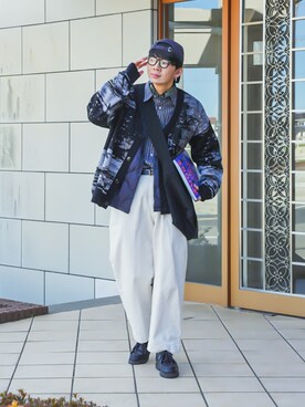 「marka（マーカ）のアイテム」を使った、idakaさん（メンズ・171cm）の春コーディネート