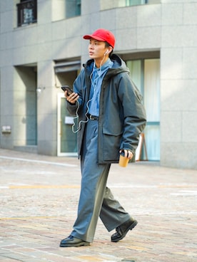 「Paraboot（パラブーツ）のアイテム（その他シューズ）」を使った、idakaさん（メンズ・171cm）の秋コーディネート