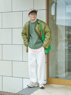 「marka（マーカ）のアイテム」を使った、idakaさん（メンズ・171cm）の冬コーディネート