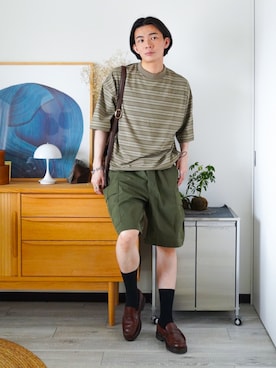 「LUENNA（ルエナ）のアイテム（アクセサリー）」を使った、idakaさん（メンズ・172cm）の夏コーディネート