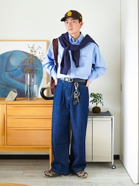 idakaさん（骨格ナチュラル・メンズ・172cm）の秋コーディネート