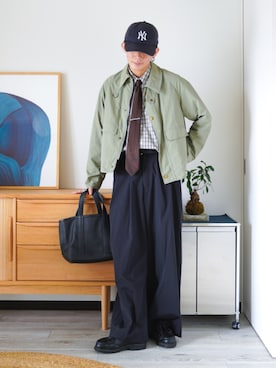 「Paraboot（パラブーツ）のアイテム（ブーツ）」を使った、idakaさん（メンズ・171cm）の秋コーディネート