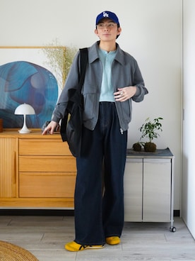 「Onitsuka Tiger（オニツカタイガー）のアイテム」を使った、idakaさん（メンズ・172cm）の春コーディネート