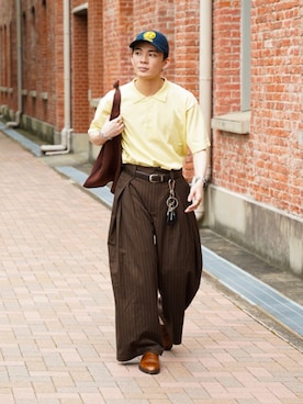 「アイテム（ピアス（片耳用））」を使った、idakaさん（メンズ・172cm）の夏コーディネート