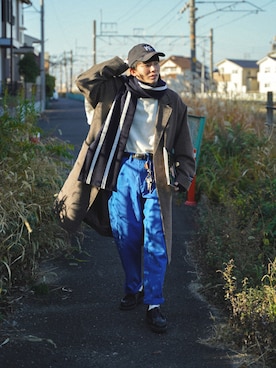 「EDWIN（エドウィン）のアイテム」を使った、idakaさん（メンズ・171cm）の冬コーディネート