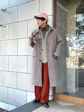 「アイテム（ピアス（片耳用））」を使った、idakaさん（メンズ・171cm）の秋コーディネート