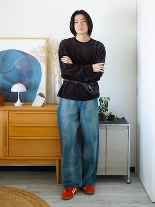 「adidas（アディダス）のガゼル インドア / Gazelle Indoor / アディダスオリジナルス adidas Originals（スニーカー）」を使った、idakaさん（メンズ・172cm）の秋コーディネート
