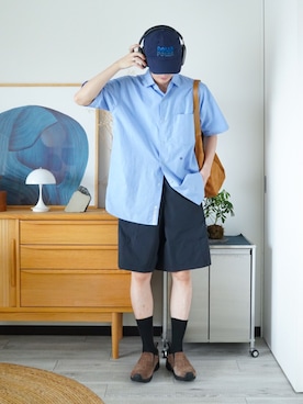 「POLeR（ポーラー）のアイテム」を使った、idakaさん（メンズ・172cm）の夏コーディネート
