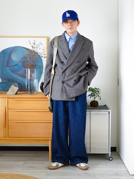 idakaさん（骨格ナチュラル・メンズ・172cm）の秋コーディネート
