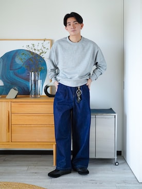 idakaさん（骨格ナチュラル・メンズ・172cm）の秋コーディネート