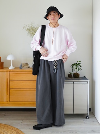 「ITTI（イッチ）の【ITTI 】MARY INSIDE OUT TOTE - L（トートバッグ）」を使った、idakaさん（メンズ・172cm）の春コーディネート