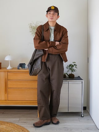 「MERRELL(メレル)の《MERRELL》ジャングル モック レディース(スニーカー)」を使った、idakaさん(メンズ・172cm)の冬コーディネート