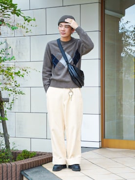 「Paraboot（パラブーツ）のアイテム（ブーツ）」を使った、idakaさん（メンズ・171cm）の秋コーディネート