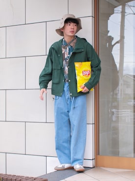 「Naive magic（ナイーブマジック）のアイテム」を使った、idakaさん（メンズ・171cm）の春コーディネート