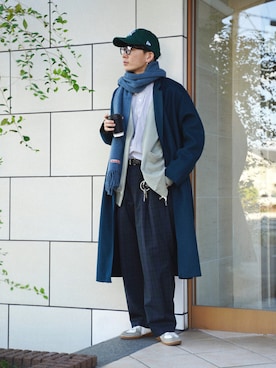 「Confirm（コンファーム）のアイテム（ジャケット/アウター）」を使った、idakaさん（メンズ・171cm）の秋コーディネート
