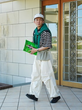 「EDWIN（エドウィン）のアイテム」を使った、idakaさん（メンズ・171cm）の春コーディネート