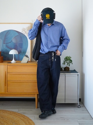 「SALOMON(サロモン)のSALOMON サロモン XT-6 ADV XT-6 ADV (BLACK/BLACK/PHANTOM)(スニーカー)」を使った、idakaさん(メンズ・172cm)の秋コーディネート