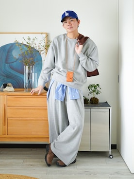 「アイテム（財布）」を使った、idakaさん（メンズ・172cm）の秋コーディネート