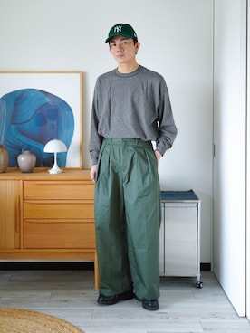 「アイテム（ピアス（片耳用））」を使った、idakaさん（メンズ・172cm）の夏コーディネート