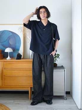 「Ray BEAMS（レイビームス）のアイテム」を使った、idakaさん（メンズ・172cm）の夏コーディネート