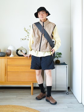 「アイテム（リング）」を使った、idakaさん（メンズ・172cm）の夏コーディネート