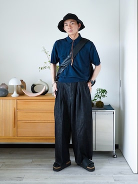 idakaさん（メンズ・172cm）の夏コーディネート