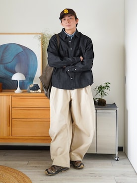 idakaさん（メンズ・172cm）の冬コーディネート