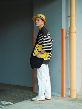 「Lee（リー）のアイテム」を使った、idakaさん（メンズ・171cm）の夏コーディネート