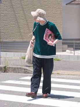 「niko and...（ニコアンド）のアイテム」を使った、idakaさん（メンズ・171cm）の春コーディネート