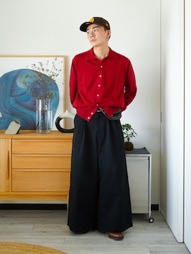 「アイテム（その他シューズ）」を使った、idakaさん（メンズ・172cm）の秋コーディネート