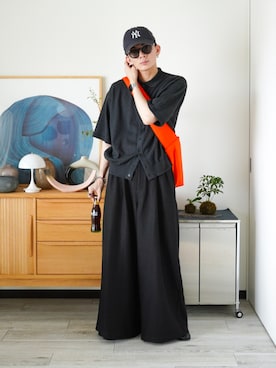 「アイテム（サングラス）」を使った、idakaさん（メンズ・172cm）の夏コーディネート