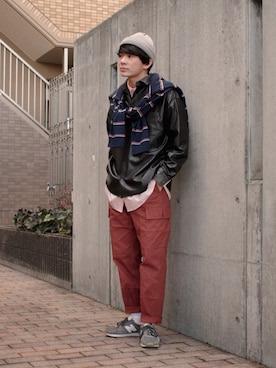 「Naive magic（ナイーブマジック）のアイテム」を使った、idakaさん（メンズ・171cm）の冬コーディネート