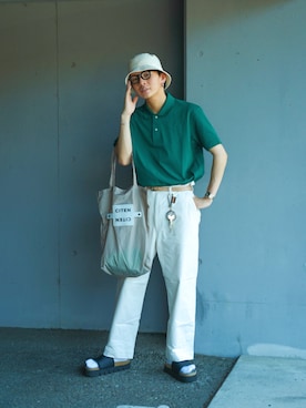 「marka（マーカ）のアイテム」を使った、idakaさん（メンズ・171cm）の夏コーディネート