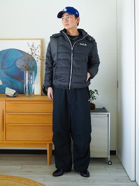 「アイテム（ピアス（片耳用））」を使った、idakaさん（メンズ・172cm）の秋コーディネート