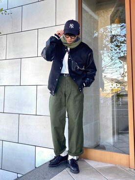 「SENSION（センション）のアイテム」を使った、idakaさん（メンズ・171cm）の冬コーディネート