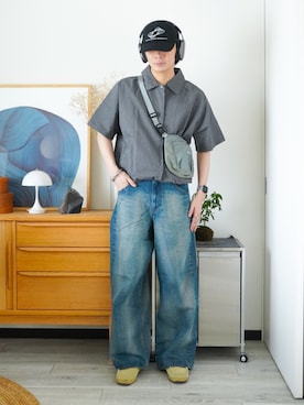 「LUENNA（ルエナ）のアイテム（リング）」を使った、idakaさん（メンズ・172cm）の夏コーディネート