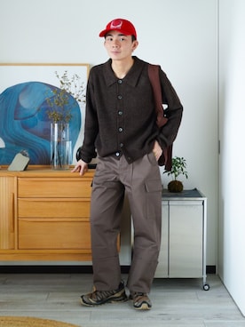 idakaさん（骨格ナチュラル・メンズ・172cm）の秋コーディネート