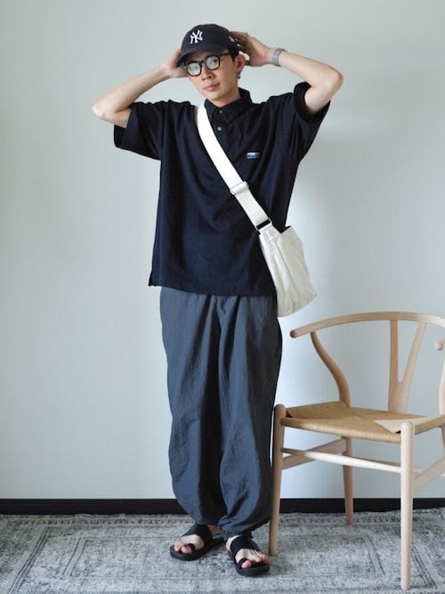 【THE CRAFT CREW PRODUCTS】ヘビーウェイトファンクショナルファブリック ビッグシルエット 半袖ポロシャツ / 抗菌・防臭