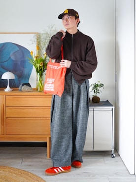 「アイテム（アクセサリー）」を使った、idakaさん（メンズ・172cm）の冬コーディネート