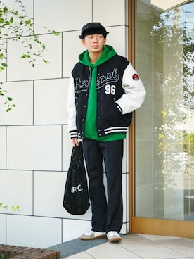 「WEGO（ウィゴー）のアイテム（ジャケット/アウター）」を使った、idakaさん（メンズ・171cm）の秋コーディネート
