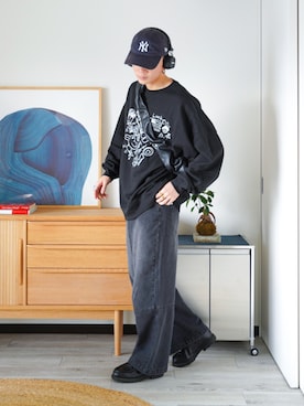 「Paraboot（パラブーツ）のアイテム（ブーツ）」を使った、idakaさん（メンズ・171cm）の秋コーディネート
