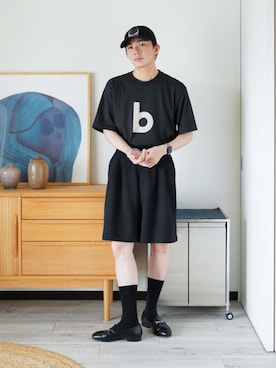 「ハーフパンツ」｜idakaさん（メンズ・172cm）の夏コーディネート