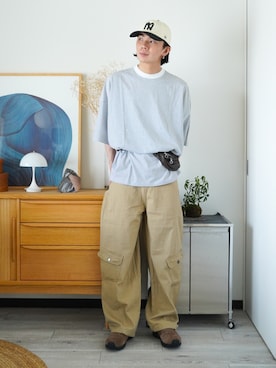 「Aeta（アエタ）のアイテム」を使った、idakaさん（メンズ・172cm）の夏コーディネート