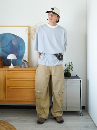 「MERRELL(メレル)の《MERRELL》ジャングル モック レディース(スニーカー)」を使った、idakaさん(メンズ・172cm)の夏コーディネート