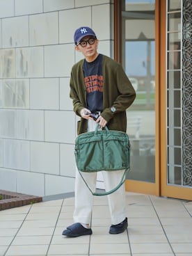 「marka（マーカ）のアイテム」を使った、idakaさん（メンズ・171cm）の春コーディネート