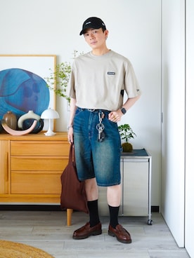 「Paraboot（パラブーツ）のアイテム」を使った、idakaさん（メンズ・172cm）の夏コーディネート